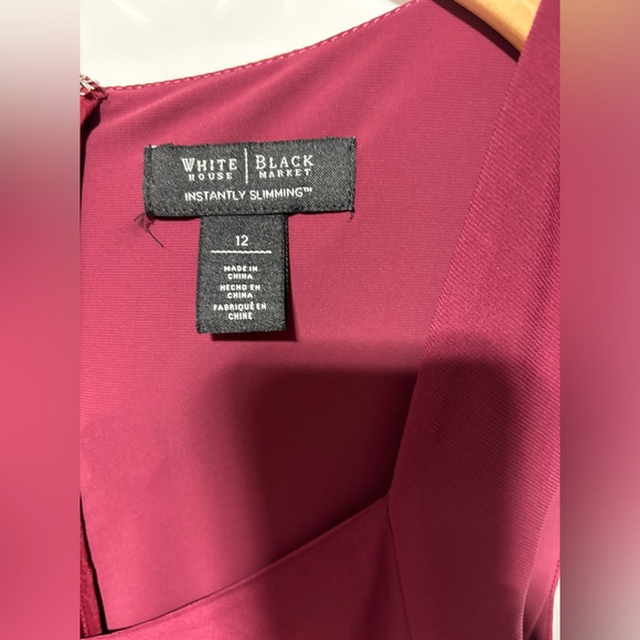 White House Black Market Instsntly Slimming dress GUC - size 12 - Picture 3 of 4